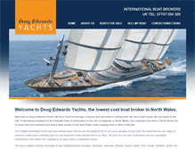 Tablet Screenshot of dougedwardsyachts.com